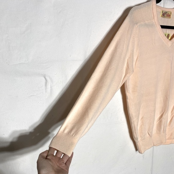 Vintage Lady Phoenix Sportswear Orange Lakewood Golf World V Neck Sweater M - Picture 7 of 11